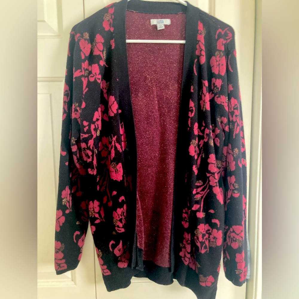 Floral cardigan